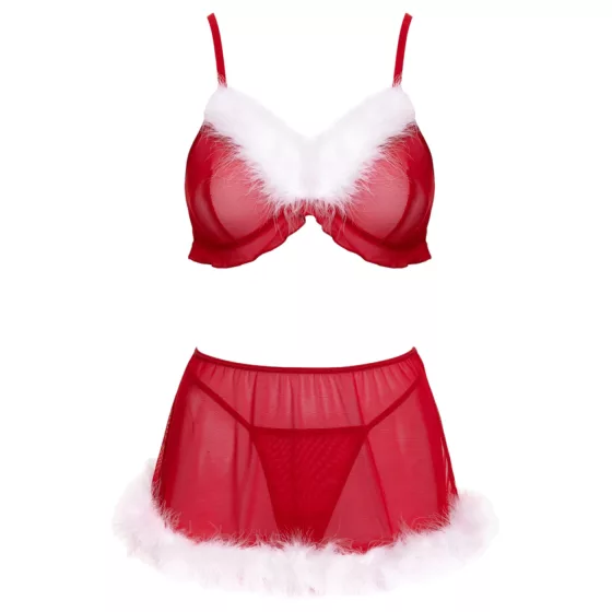 Cottelli - vianočný spodný set (červený)