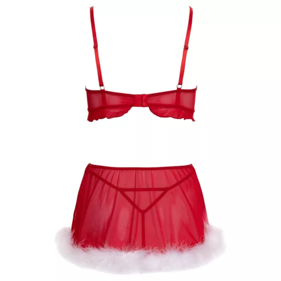 Cottelli - vianočný spodný set (červený)