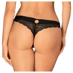 Obsessive - tangá - sexy čierna - M/L