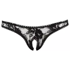 Cottelli - tangá na sex - čipkované - čierne