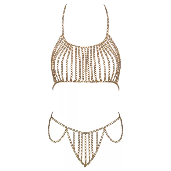 Cottelli - telozdobný šperk s retiazkami - zlatá