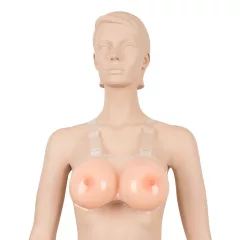 Cottelli - silikónové push-up prsia na pripnutie - 2x600g