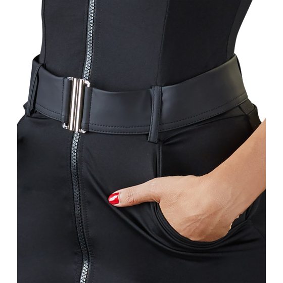 Cottelli Police - Kostýmové šaty policajtky (čierne)