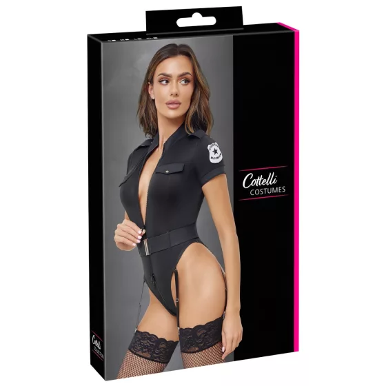 Cottelli - kostým policajtka - čierna