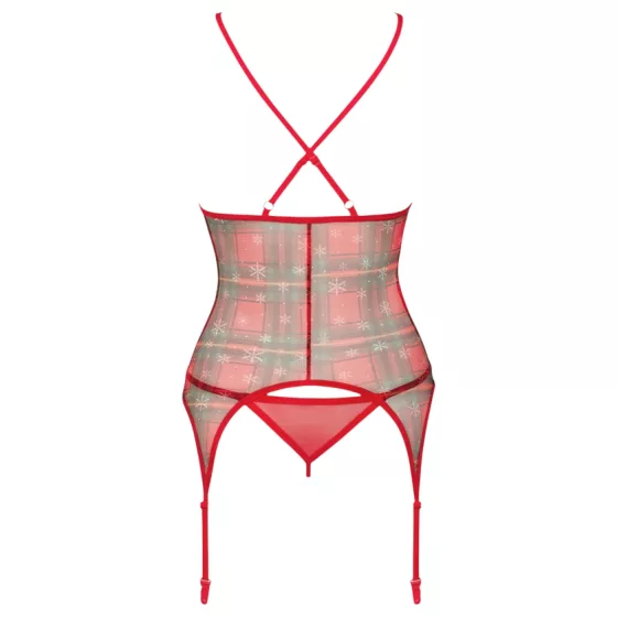 Obsessive Jollymore - vianočná spodná bielizeň set