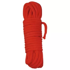 Shibari Rope - bondáž lano (10 m, červené)