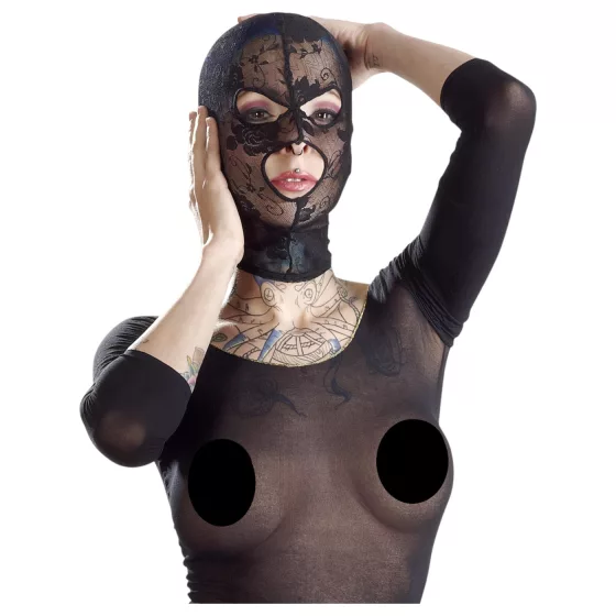Bad Kitty - čipková maska na fajku