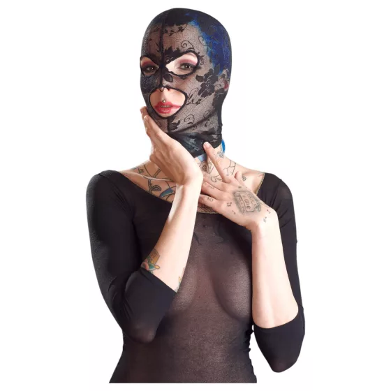 Bad Kitty - čipková maska na fajku