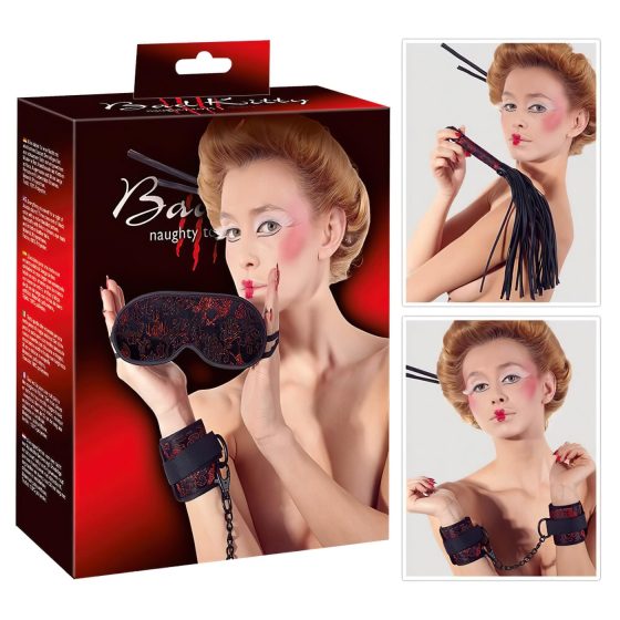 Bad Kitty - ázijská súprava (červeno-čierna)