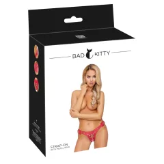 Bad Kitty - na spodné pripínacie produkty (červená)