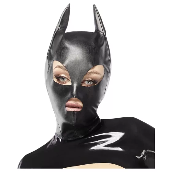 Bad Kitty - maska na tvár catwoman - čierna