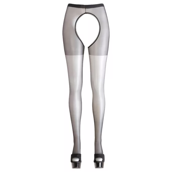 Cottelli - erotické pančuchy - čierne - L/XL