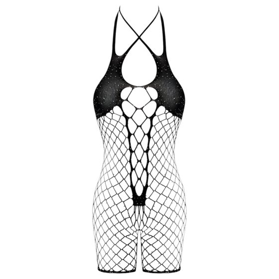Cottelli - sieťový otvorený body (čierny) - S-L