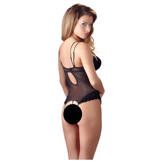 Cottelli - Zamatné kombinovateľné body (čierne)