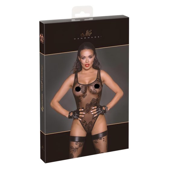 Noir - Priehľadné kvetinové body (čierne)