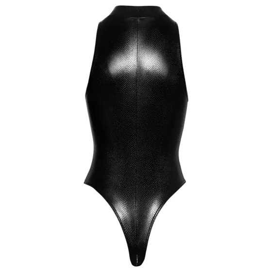 Noir - čierne body so vzorom hada - XL