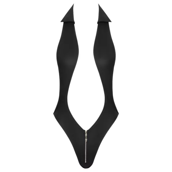 Cottelli - dámske body s golierom - čierne - M/L