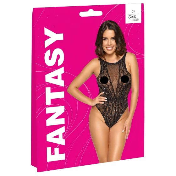 Cottelli - trblietavé body (čierne) - S-L