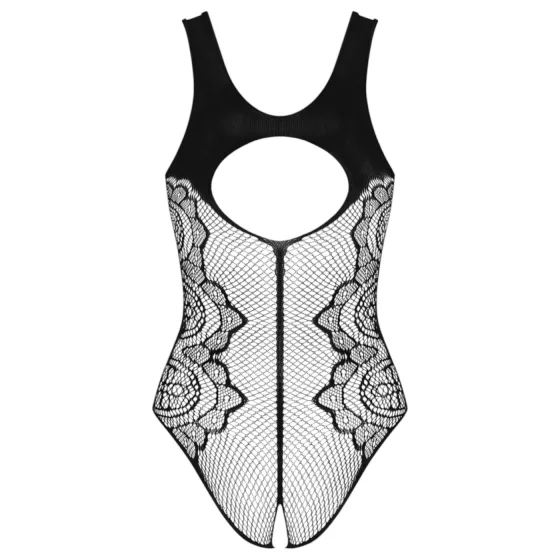 Obsessive - otvorené priesvitné body - čierne - S-L