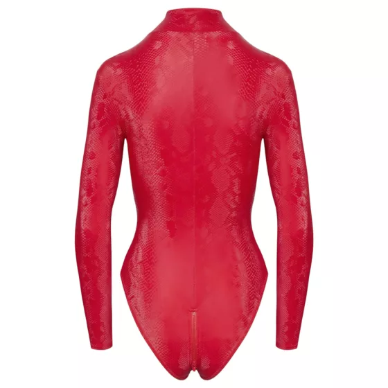 Cottelli - erotické body - hadí vzor - červené