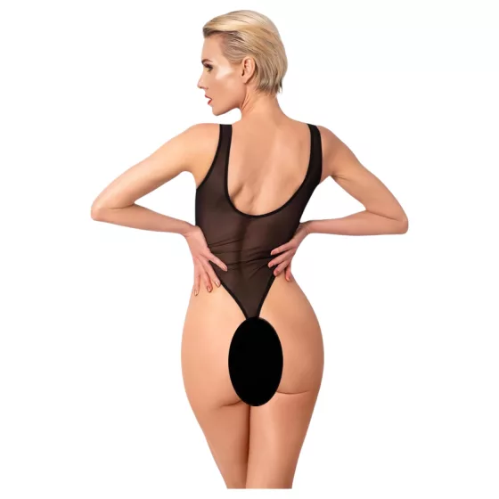 Noir - priesvitné body (čierne)