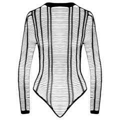 Cottelli - pruhovaný otvorený body (čierny) - S-L