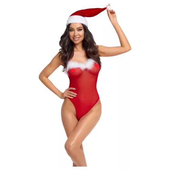 Cottelli - vianočný body set - červená