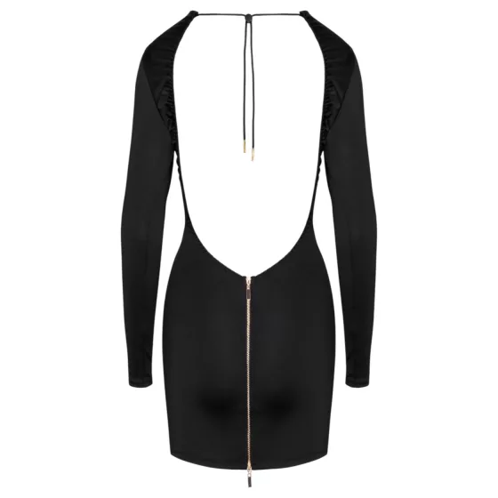 Cottelli - minišaty s otvoreným chrbtom - čierne - M