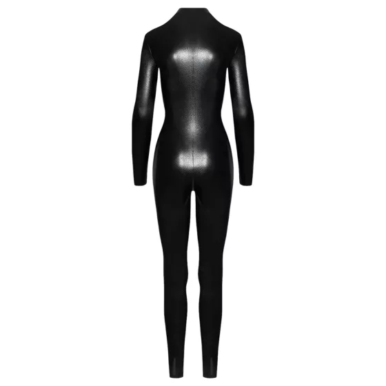 Noir - dámsky overal - dlhý strih - hadí vzor - čierny - L