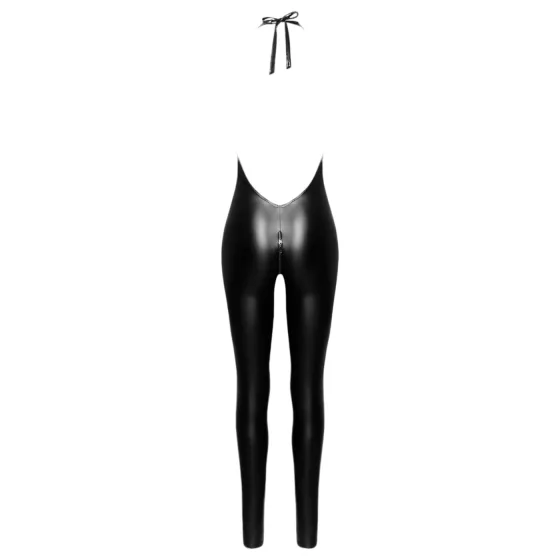 / Noir - overal s viazaním okolo krku (čierny) - XL