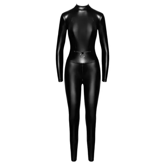 Noir - zipsový overal (čierny) - M