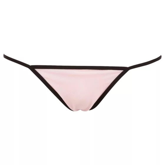 Cottelli - babydoll - čipkovaný, volánikový - čierny