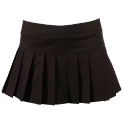 Cottelli - mini sukňa s volánmi - čierna