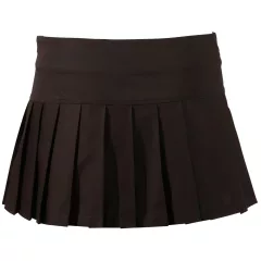 Cottelli - mini sukňa s volánmi - čierna