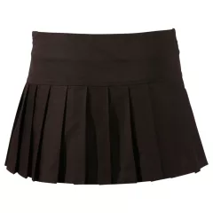 Cottelli - mini sukňa s volánmi - čierna