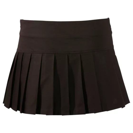 Cottelli - mini sukňa s volánmi - čierna - M