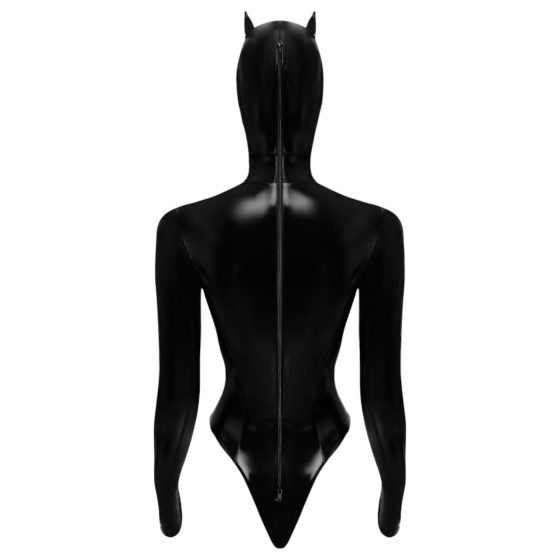 Black Velvet - celotelový Batwoman overall (čierny)