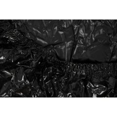 Lesklá pogumovaná plachta - čierna (160 x 200cm)