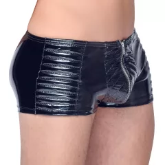 Black Level - pánske krátke nohavice na zips - čierne