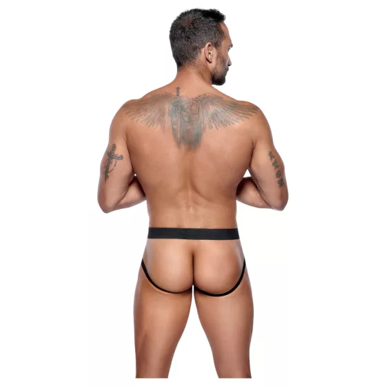 Black Level - jockstrap so zipsom (čierny) - XXL