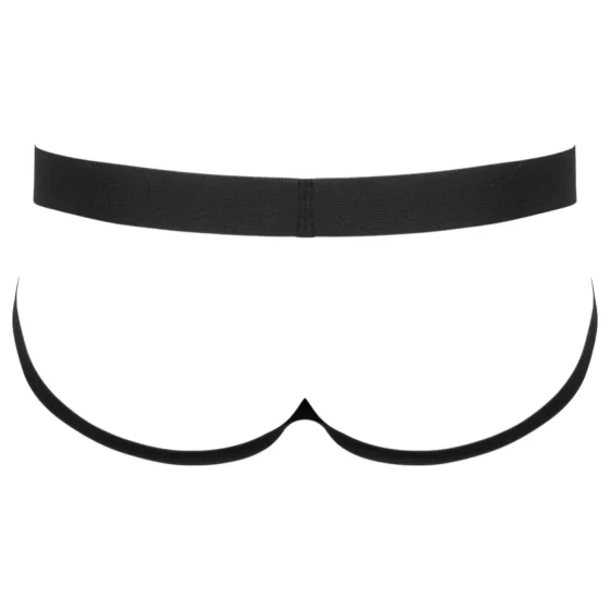 Black Level - jockstrap so zipsom (čierny) - XXL