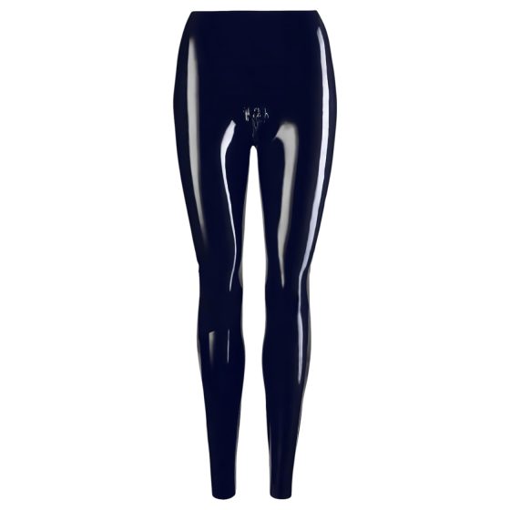 LATEX - legíny so zipsom (čierne)