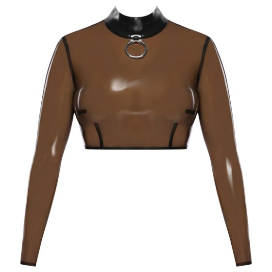 LATEX - áttetsző latex felső (áttetsző-fekete)