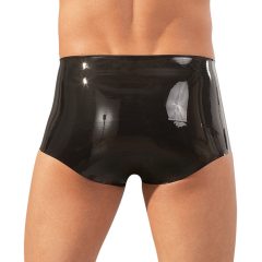 LATEX - boxerky s návlekom na penis (čierne)