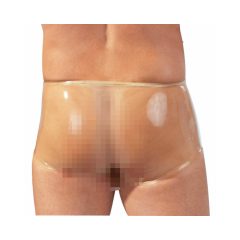 LATEX - boxerky s návlekom na penis (prírodné)