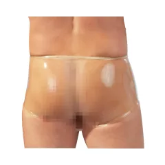   LATEX - boxerky s návlekom na penis - latex - prírodná farba