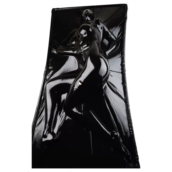 Late X - latexové vákuové lôžko (čierne)