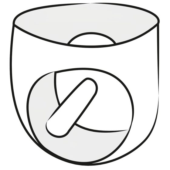 LATEX - pánske spodné prádlo s vnútorným análnym dildom (čierne)