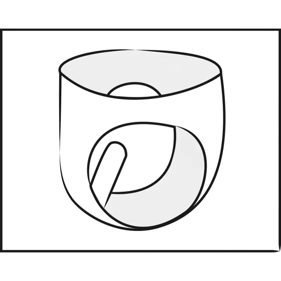 LATEX - pánske boxerky s vnútorným análnym dildom - čierne - XL