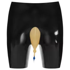   / LATEX - latexový spodný močový záchyt s vypúšťacím otvorom (čierny)